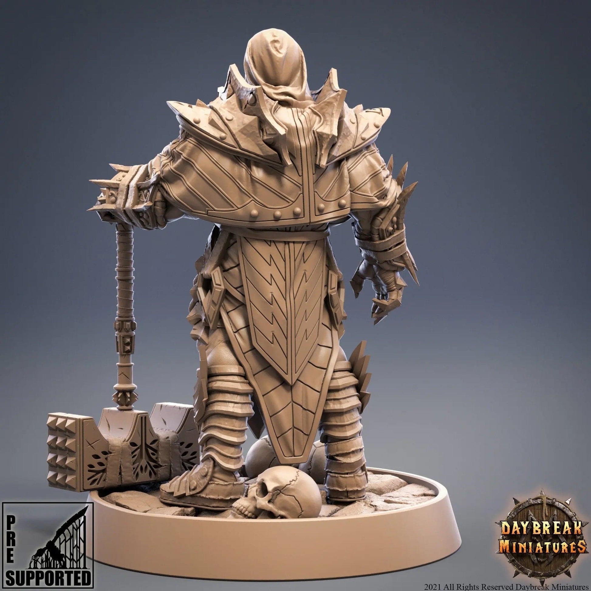 Christian Prinski, Unliving Hammer of the East | TTRPG Miniature | Daybreak Miniatures - Tattles Told 3D