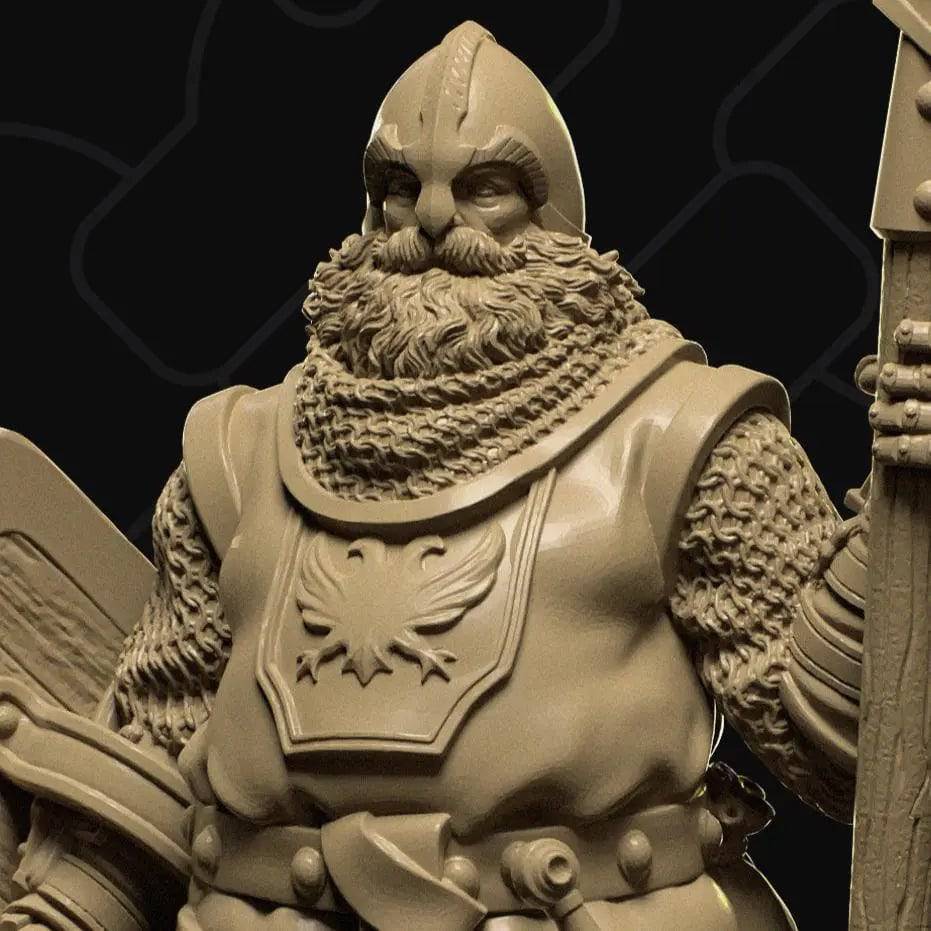 City Guard Spearman | D&D TTRPG Character Miniature | Collective Studio - Tattles Told 3D