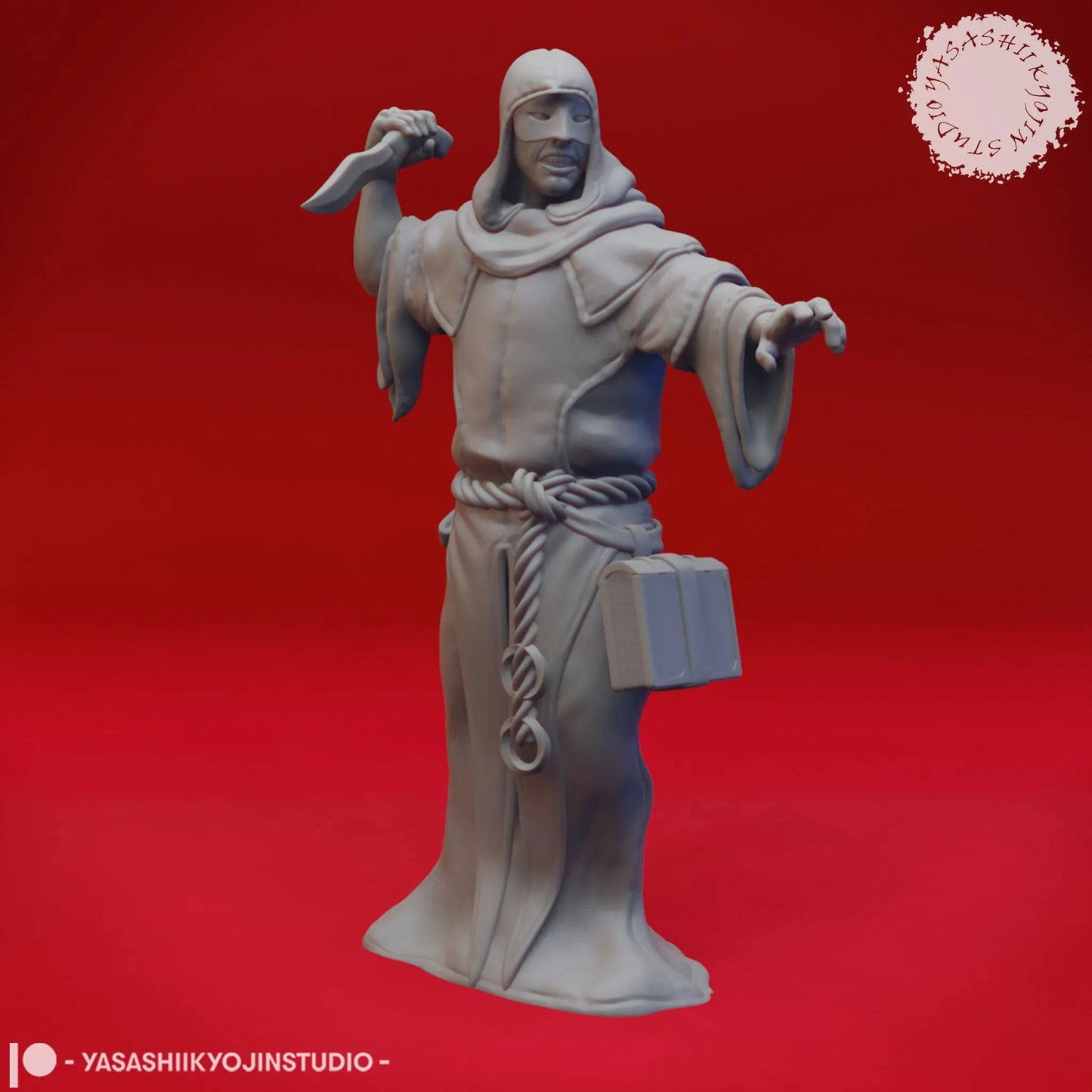 Cultist | TTRPG Monster Miniature | Yasashii Kyojin Studio - Tattles Told 3D