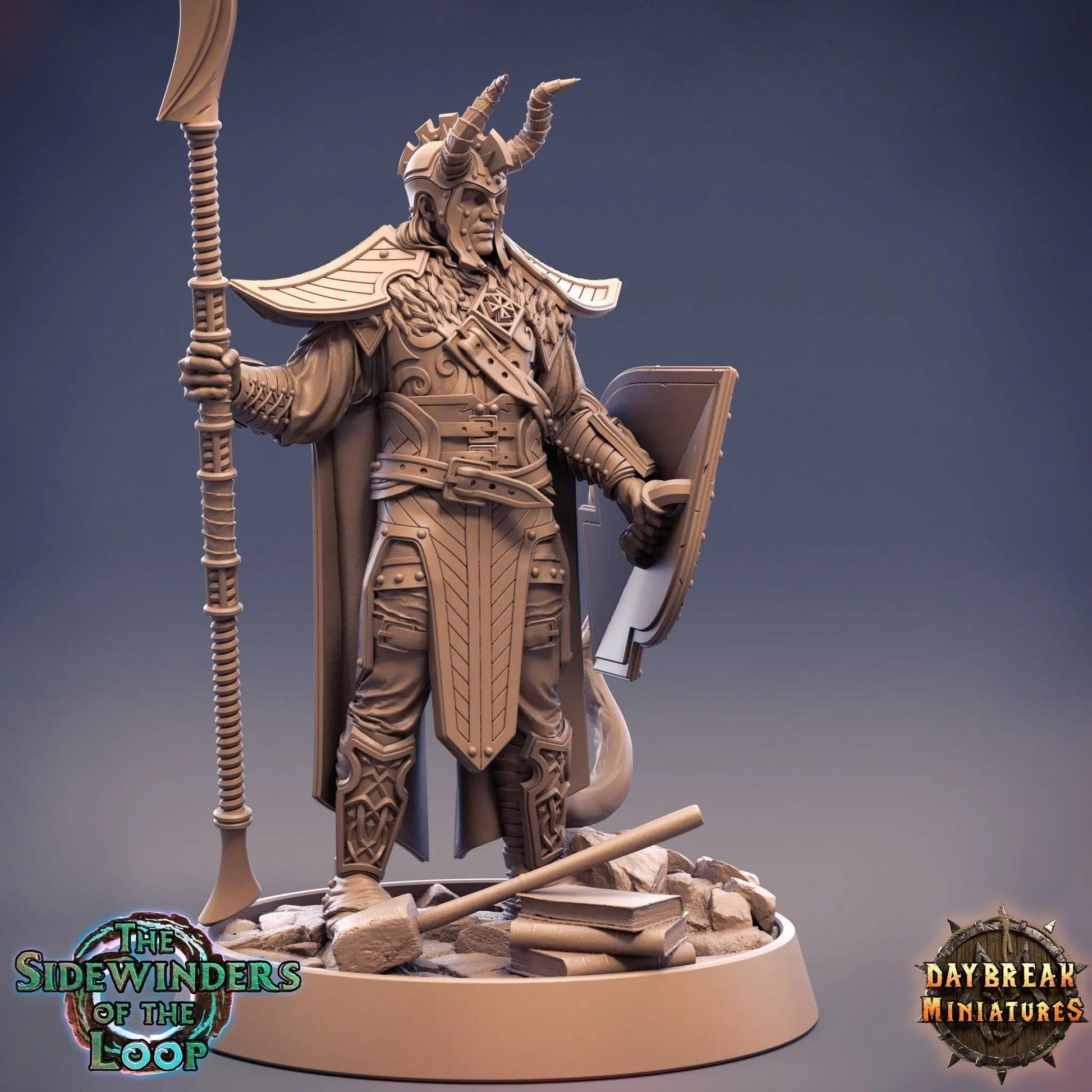 Damien Deadlygate, Tiefling | TTRPG Miniature | Daybreak Miniatures - Tattles Told 3D