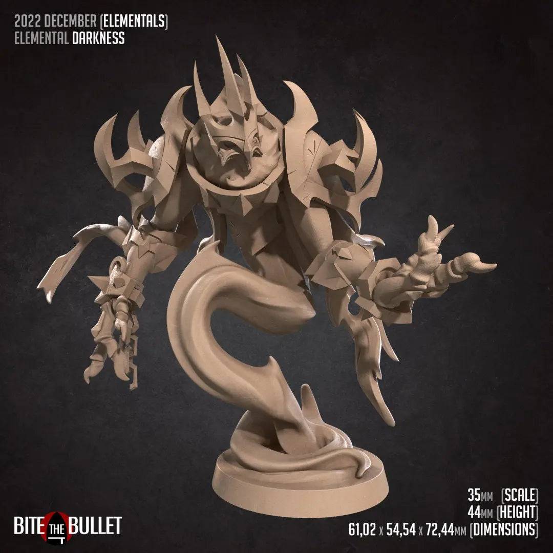 Darkness Elemental | D&D Miniature TTRPG Character | Bite the Bullet - Tattles Told 3D