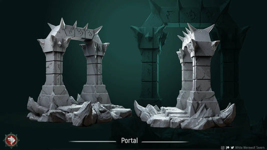 Demonic Portal | TTRPG Miniature | White Werewolf Tavern - Tattles Told 3D