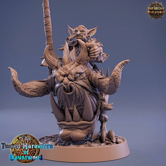 Dongli Smite on Head Runner, Goblin | TTRPG Miniature | Daybreak Miniatures - Tattles Told 3D