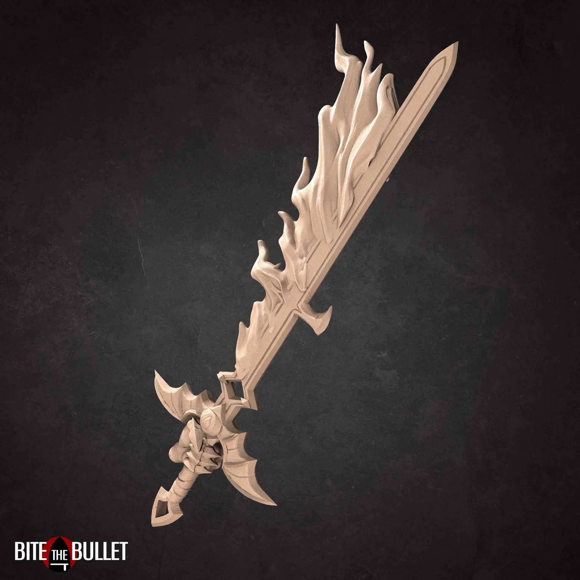 Dorian, Vampire Knight Swordmage | D&D Miniature TTRPG Character | Bite the Bullet - Tattles Told 3D