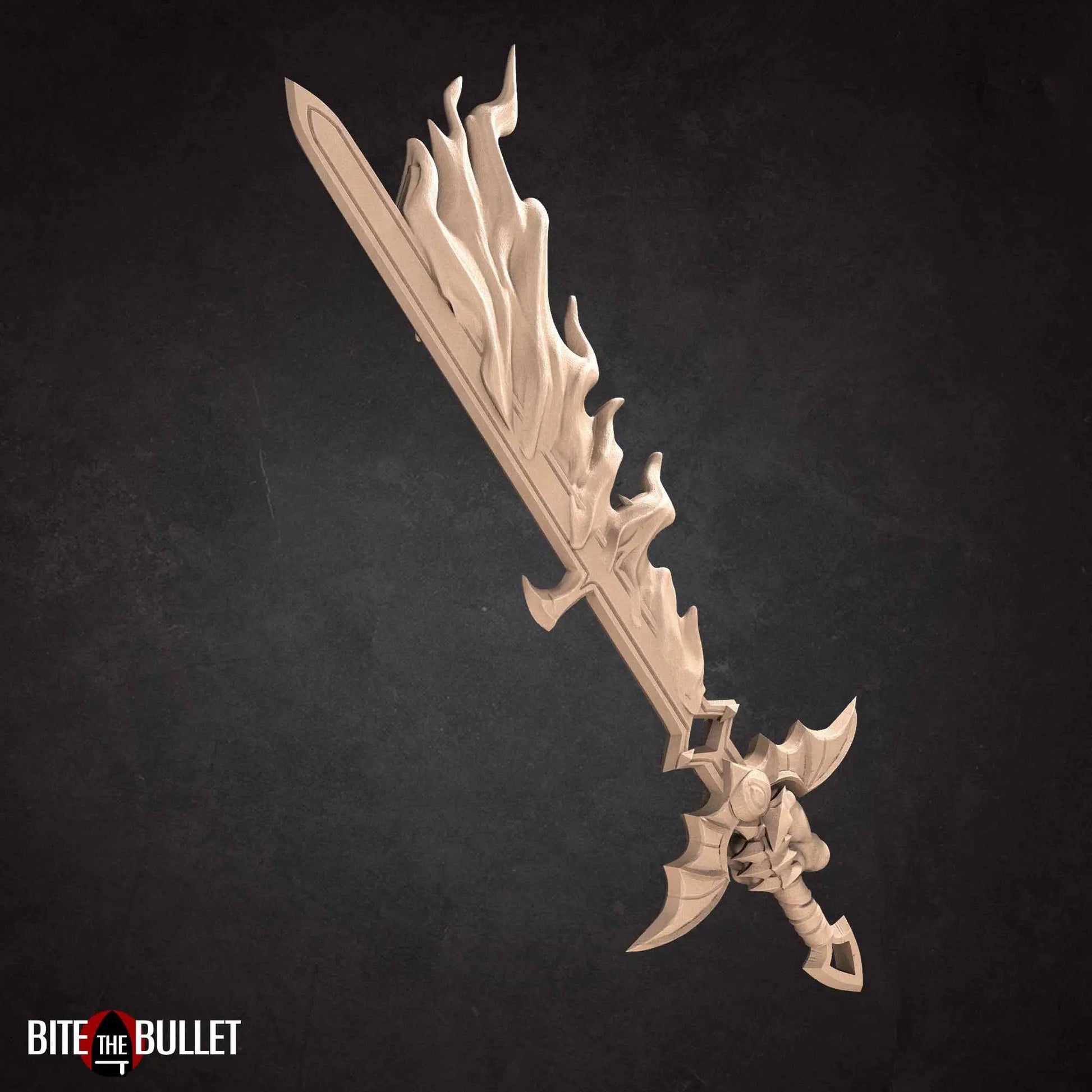 Dorian, Vampire Knight Swordmage | D&D Miniature TTRPG Character | Bite the Bullet - Tattles Told 3D