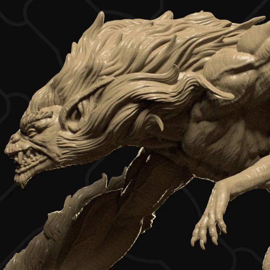 Draegloth Leaning Forward | D&D TTRPG Monster Miniature | Collective ...