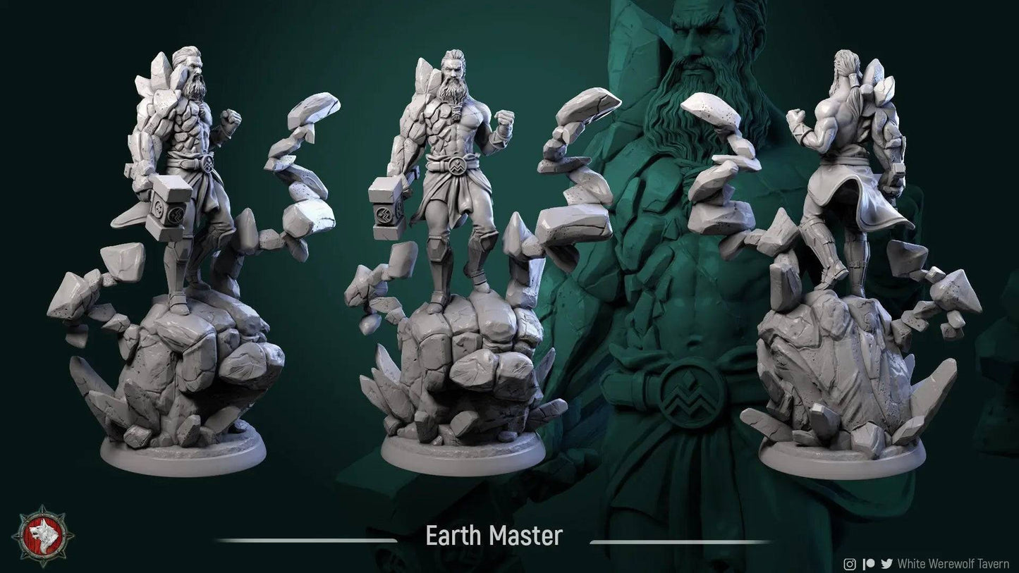 Earth Master | TTRPG Miniature | White Werewolf Tavern - Tattles Told 3D