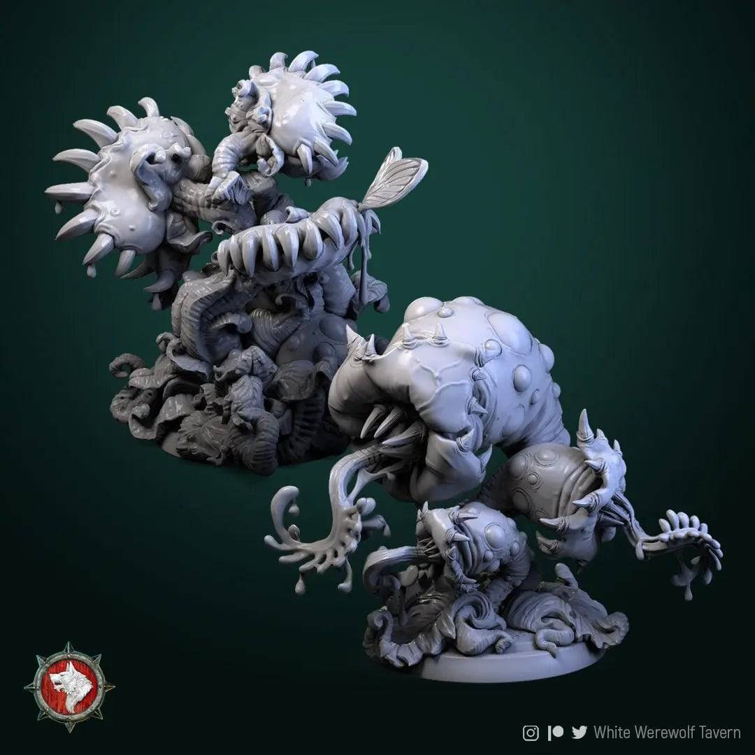 Evil Flowers | TTRPG Miniature | White Werewolf Tavern - Tattles Told 3D