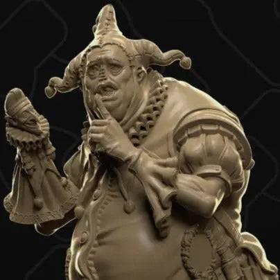Ezekiel | Twisted, Corrupted Jester, Clown, Puppeteer | D&D TTRPG Monster Miniature | Collective Studio - Tattles Told 3D