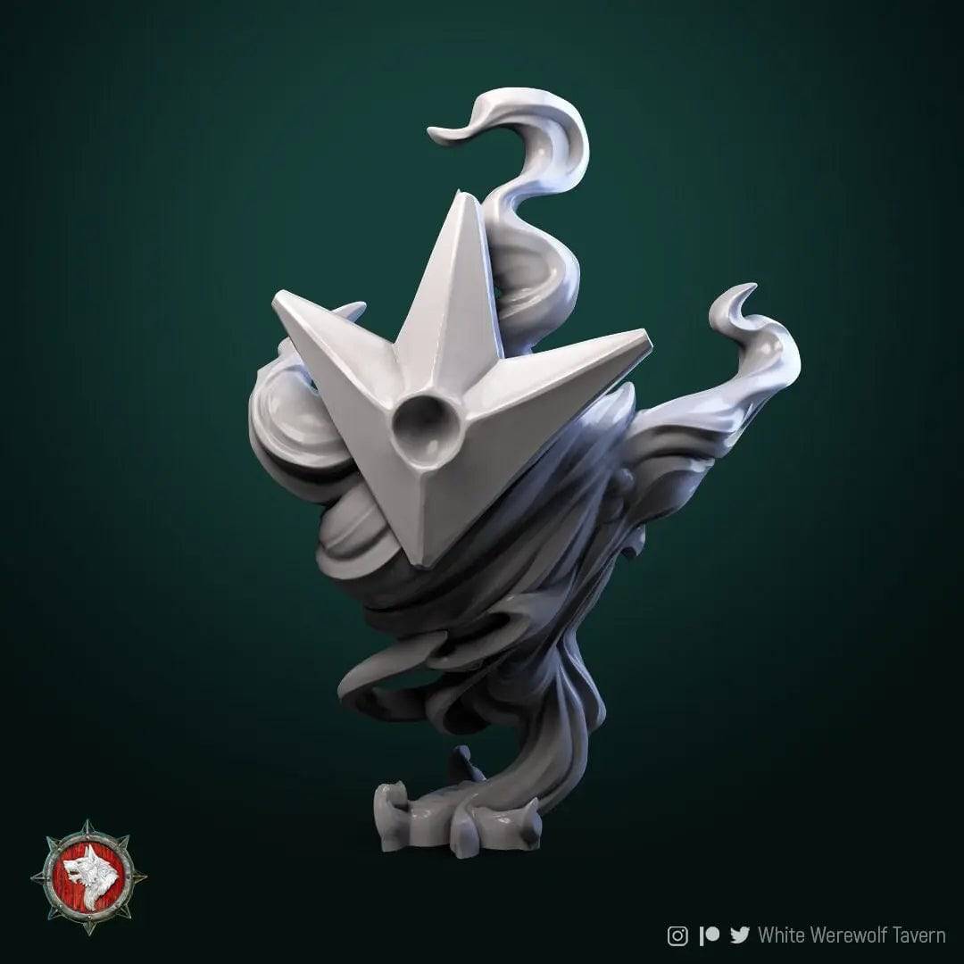 Fire Elemental Little | TTRPG Miniature | White Werewolf Tavern - Tattles Told 3D