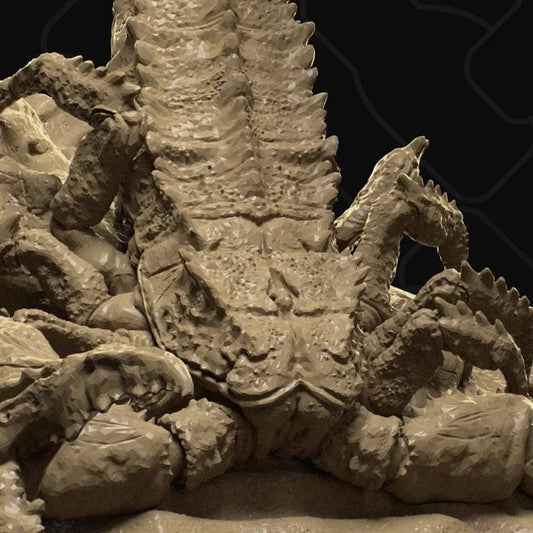 Giant Scorpion Descending | D&D TTRPG Monster Miniature | Collective Studio - Tattles Told 3D
