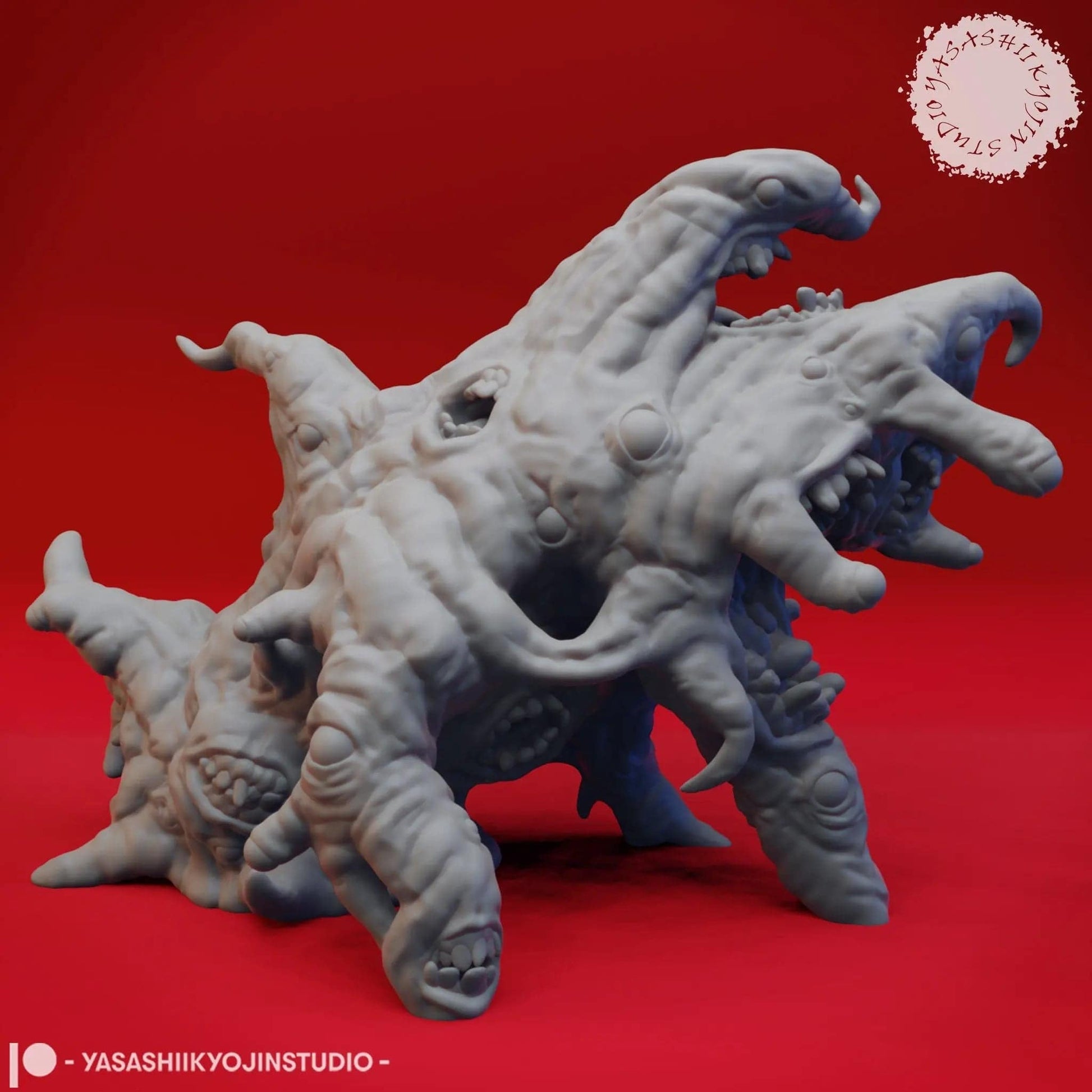 Gibbering Mouther | TTRPG Monster Miniature | Yasashii Kyojin Studio - Tattles Told 3D