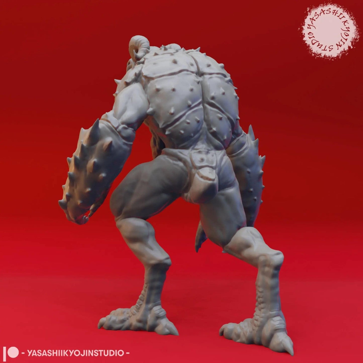 Glabrezu | TTRPG Monster Miniature | Yasashii Kyojin Studio - Tattles Told 3D