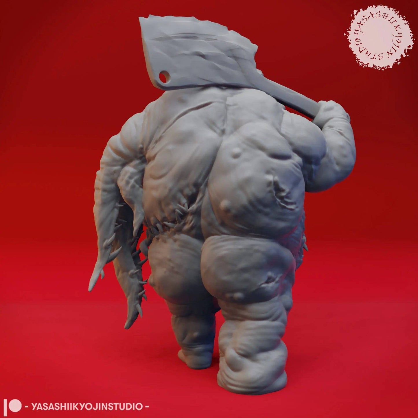 Gluttony Demon | TTRPG Monster Miniature | Yasashii Kyojin Studio - Tattles Told 3D