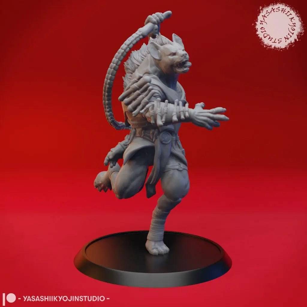 Gnoll | TTRPG Monster Miniature | Yasashii Kyojin Studio - Tattles Told 3D