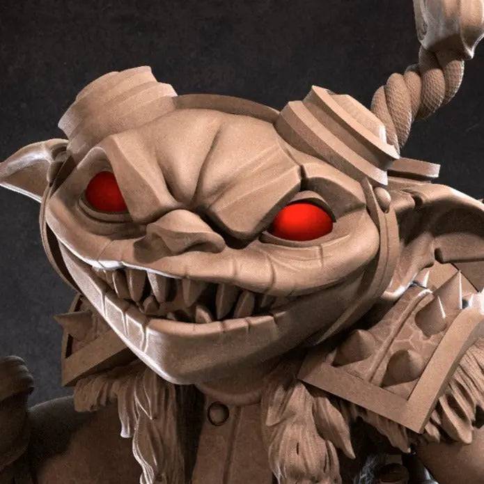 Goblin Artificer Engineer | D&D Miniature TTRPG Character | Bite the Bullet - Tattles Told 3D