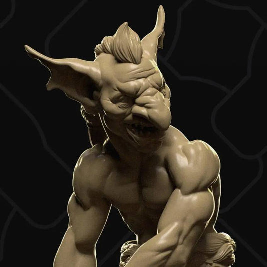 Goblin Barbarian | D&D TTRPG Monster Miniature | Collective Studio - Tattles Told 3D