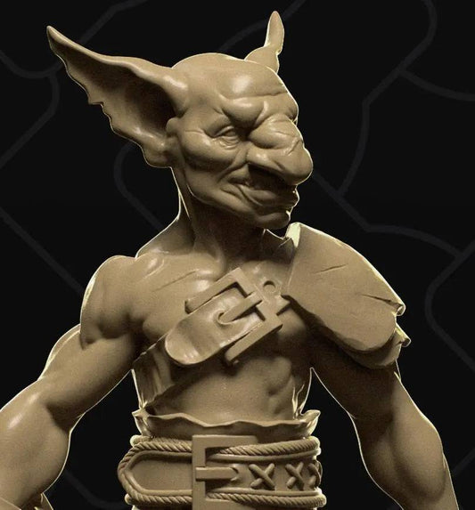 Goblin Fighter Soldier | D&D TTRPG Monster Miniature | Collective Studio - Tattles Told 3D