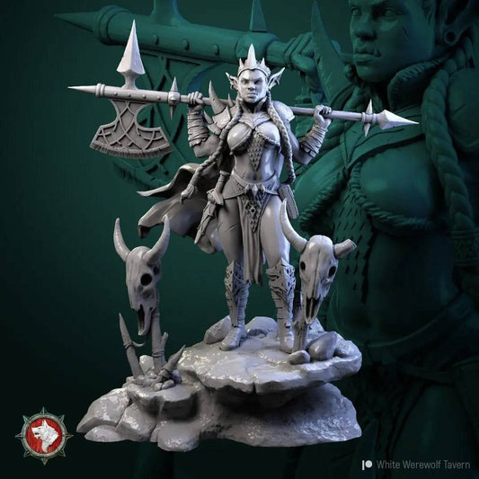 Goblin Queen | TTRPG Miniature | White Werewolf Tavern - Tattles Told 3D