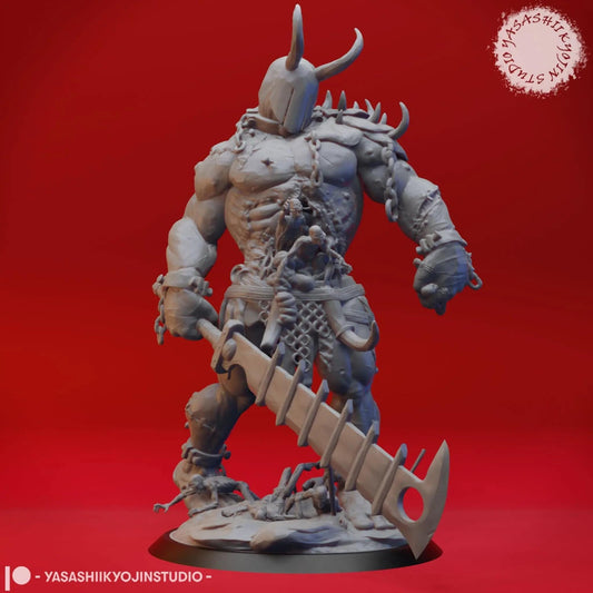 Grave Titan | TTRPG Monster Miniature | Yasashii Kyojin Studio - Tattles Told 3D