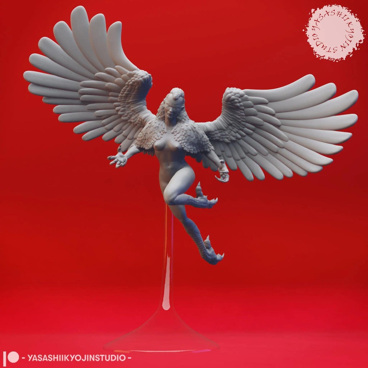 Harpy | TTRPG Monster Miniature | Yasashii Kyojin Studio - Tattles Told 3D