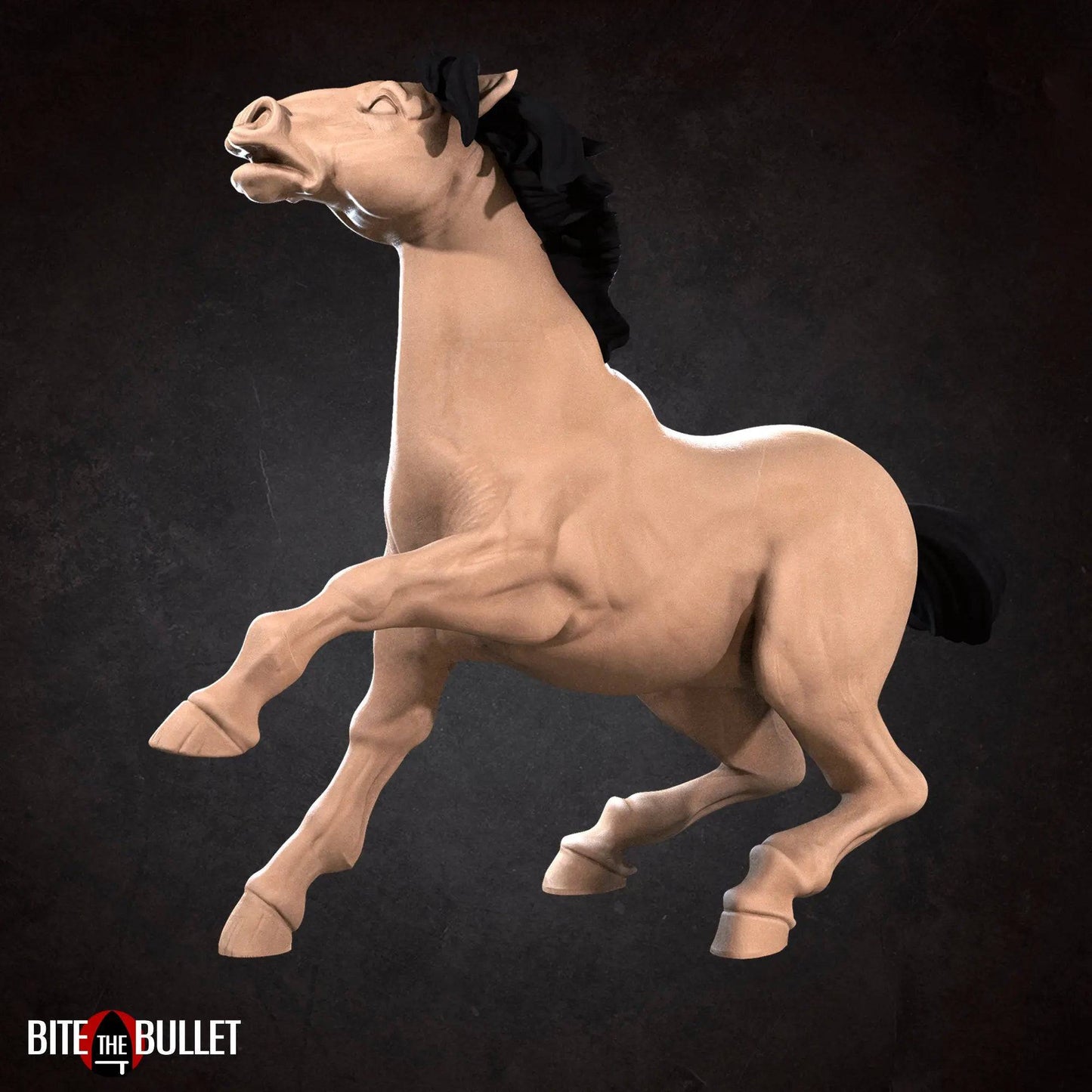 Horses | D&D Miniature TTRPG Character | Bite the Bullet - Tattles Told 3D