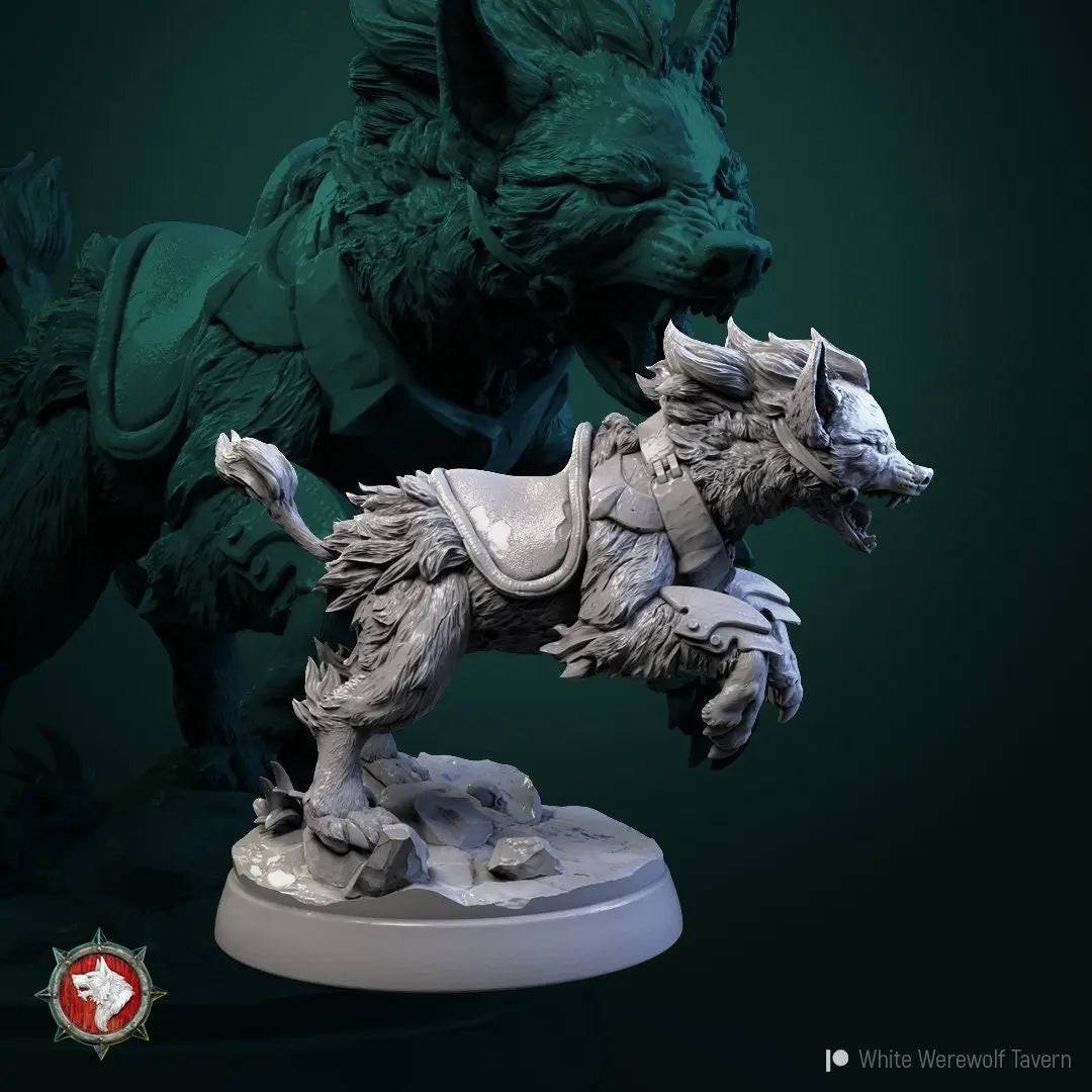 Hyena | TTRPG Miniature | White Werewolf Tavern - Tattles Told 3D