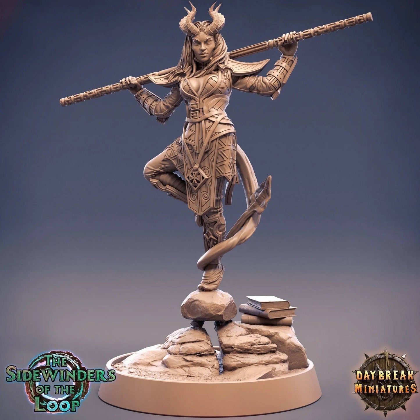 Jaanda Hightreader, Tiefling | TTRPG D&D Miniature | Daybreak Miniatures - Tattles Told 3D