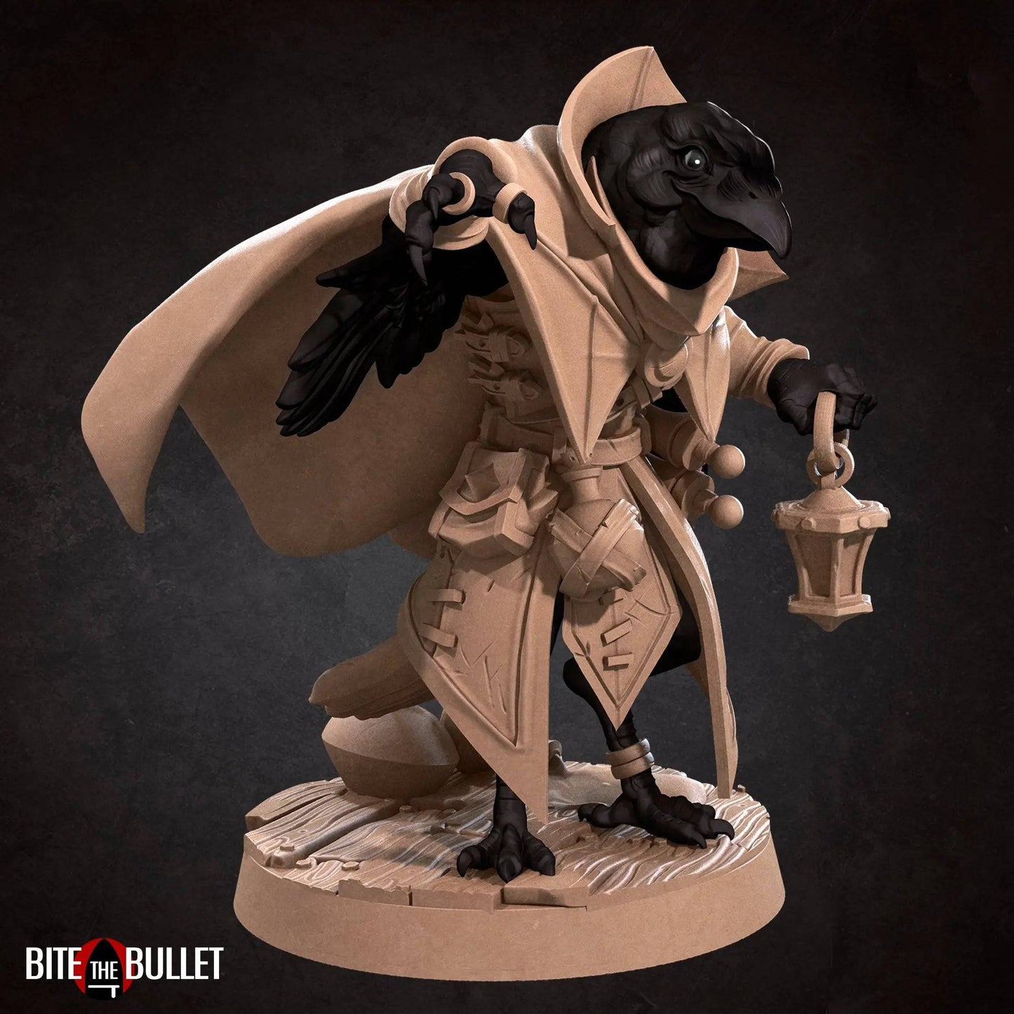 Kenku Sister Jen, Aarakocra Poison Maker Necromancer Doctor | D&D Miniature TTRPG Character | Bite the Bullet - Tattles Told 3D