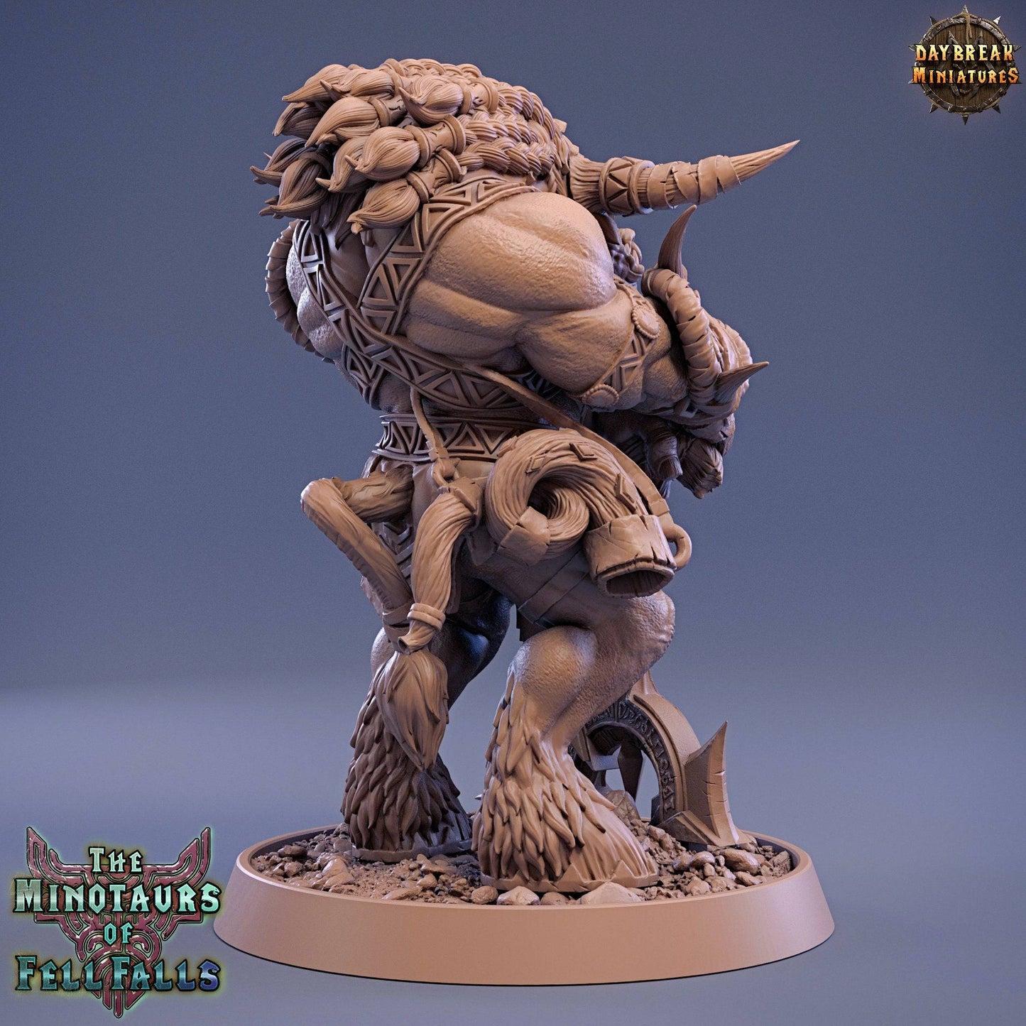 King Aristemnes Gracci, Minotaur Warrior | TTRPG Miniature | Daybreak Miniatures - Tattles Told 3D