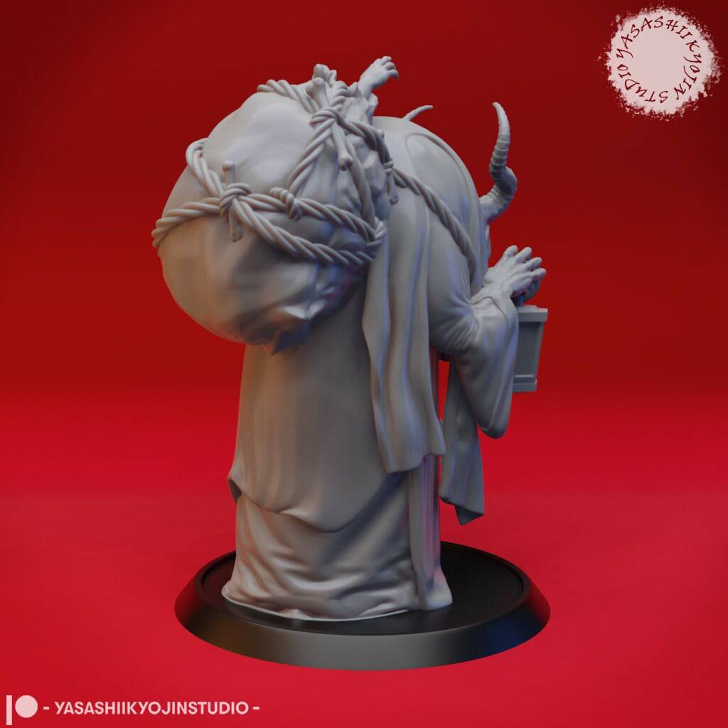 Krampus | TTRPG D&D Miniature | Yasashii Kyojin Studio - Tattles Told 3D