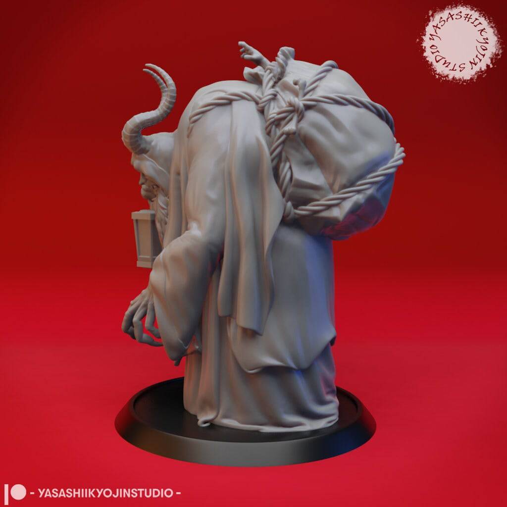 Krampus | TTRPG D&D Miniature | Yasashii Kyojin Studio - Tattles Told 3D