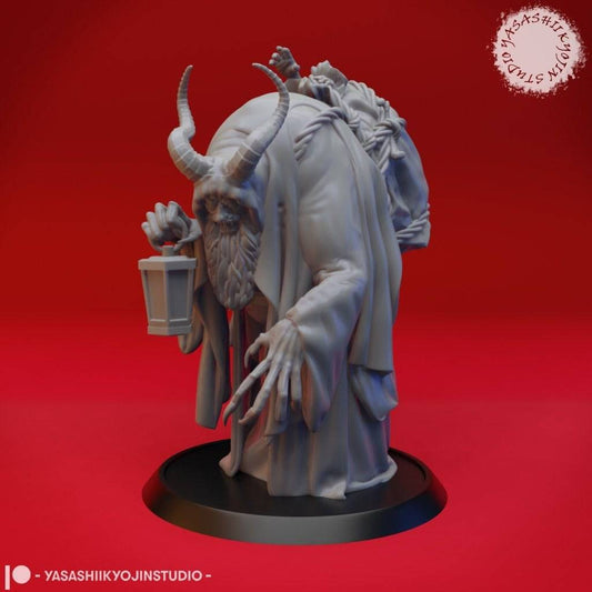 Krampus | TTRPG D&D Miniature | Yasashii Kyojin Studio - Tattles Told 3D