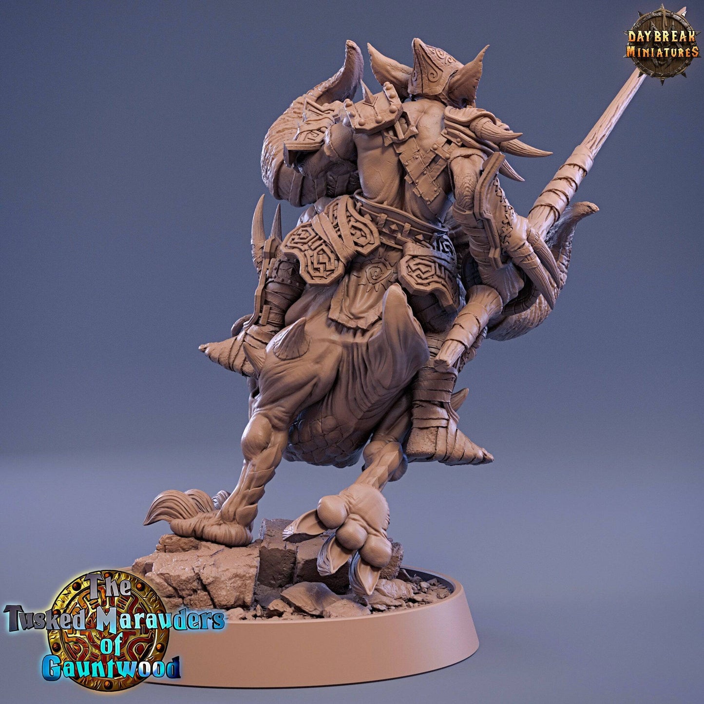 Krimli Smite on Head Runner, Goblin | TTRPG D&D Miniature | Daybreak Miniatures - Tattles Told 3D