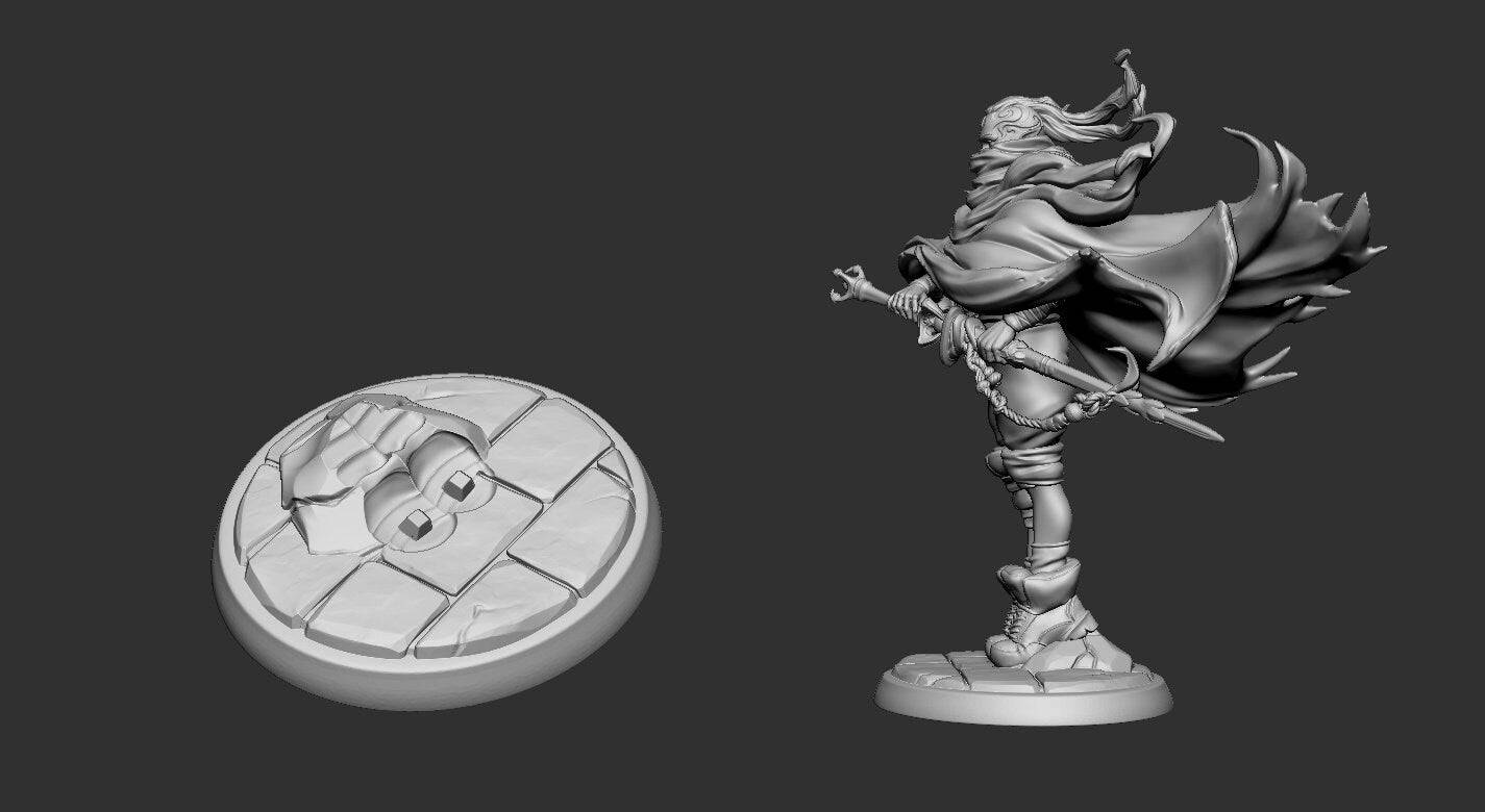 Kunar Giant Slayer | TTRPG Miniature | White Werewolf Tavern - Tattles Told 3D