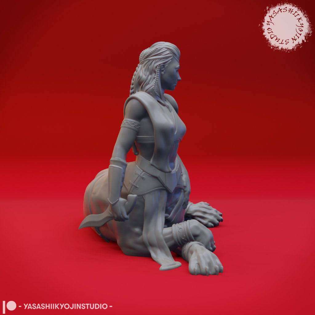 Lamia | TTRPG Monster Miniature | Yasashii Kyojin Studio - Tattles Told 3D