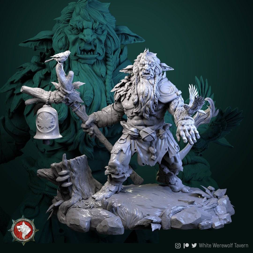 Leshy | TTRPG Miniature | White Werewolf Tavern - Tattles Told 3D