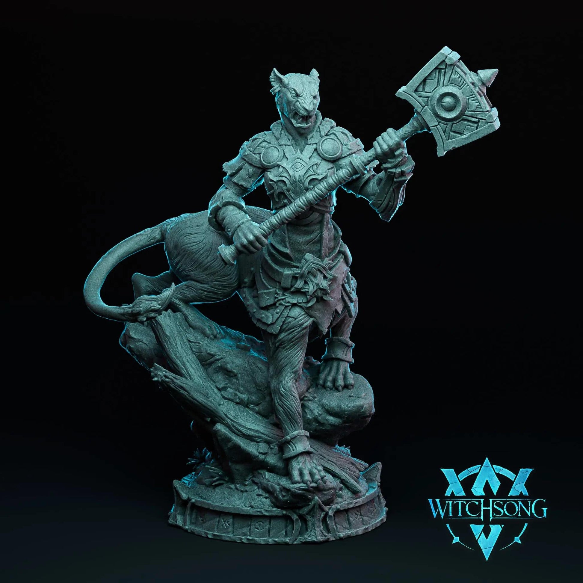 Lionhorde Lieutenants | D&D TTRPG Miniature | Witchsong Miniatures - Tattles Told 3D