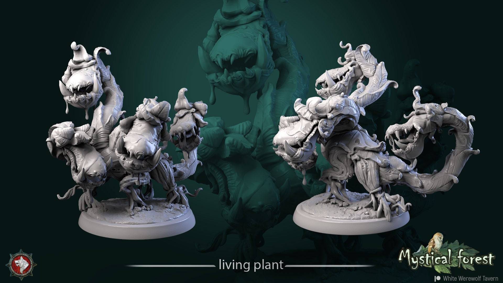 Living Plant | TTRPG Miniature | White Werewolf Tavern - Tattles Told 3D