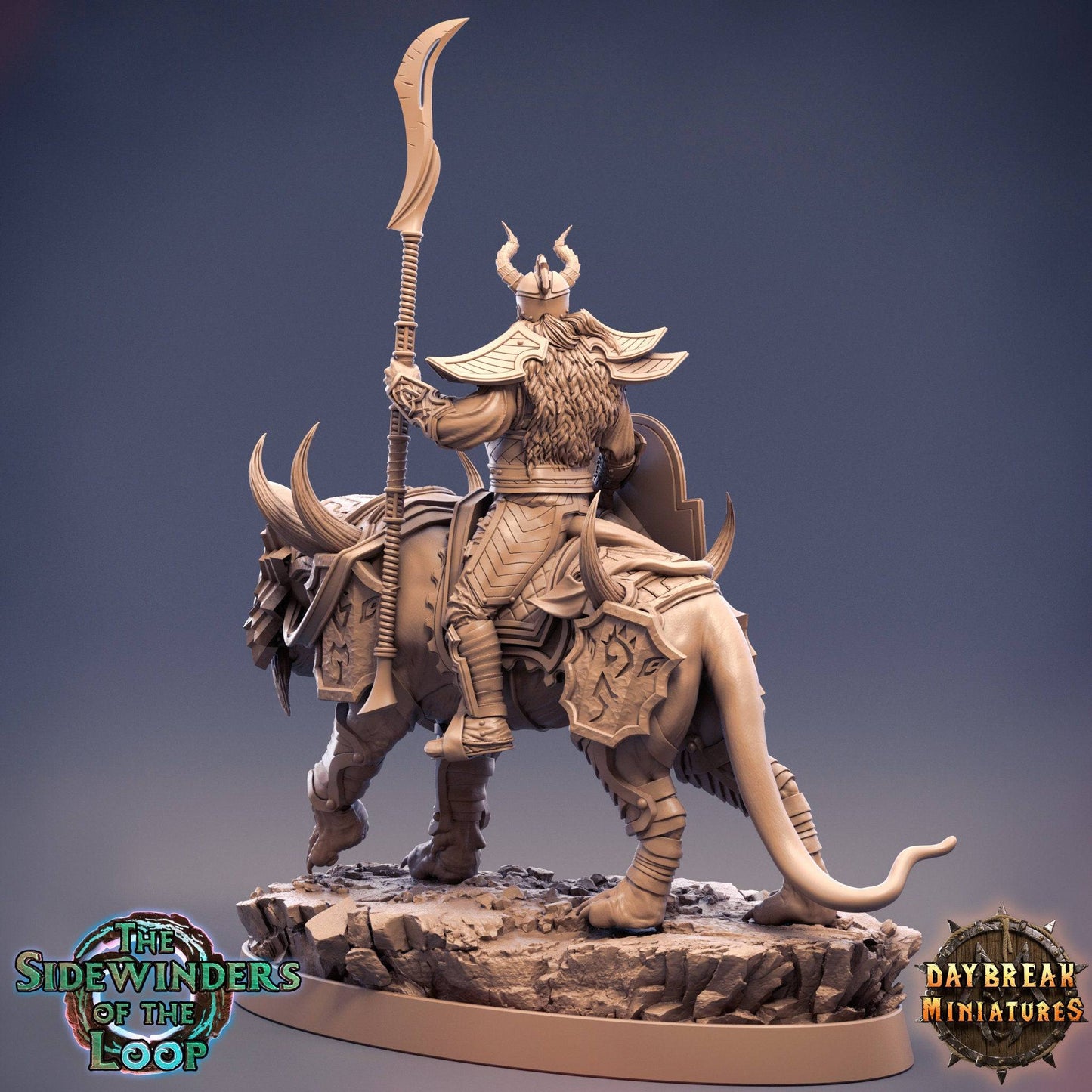 Lord Runo Stryfe on Magnapanther | TTRPG D&D Miniature | Daybreak Miniatures - Tattles Told 3D