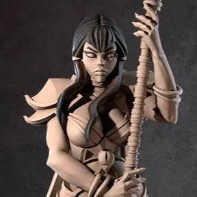 Luna, Ancient Cultist Superior, High Priestess | D&D Miniature TTRPG Character | Bite the Bullet - Tattles Told 3D