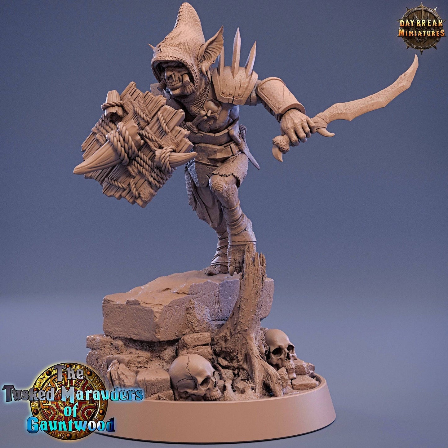 Mino Slash, Goblin | TTRPG D&D Miniature | Daybreak Miniatures - Tattles Told 3D