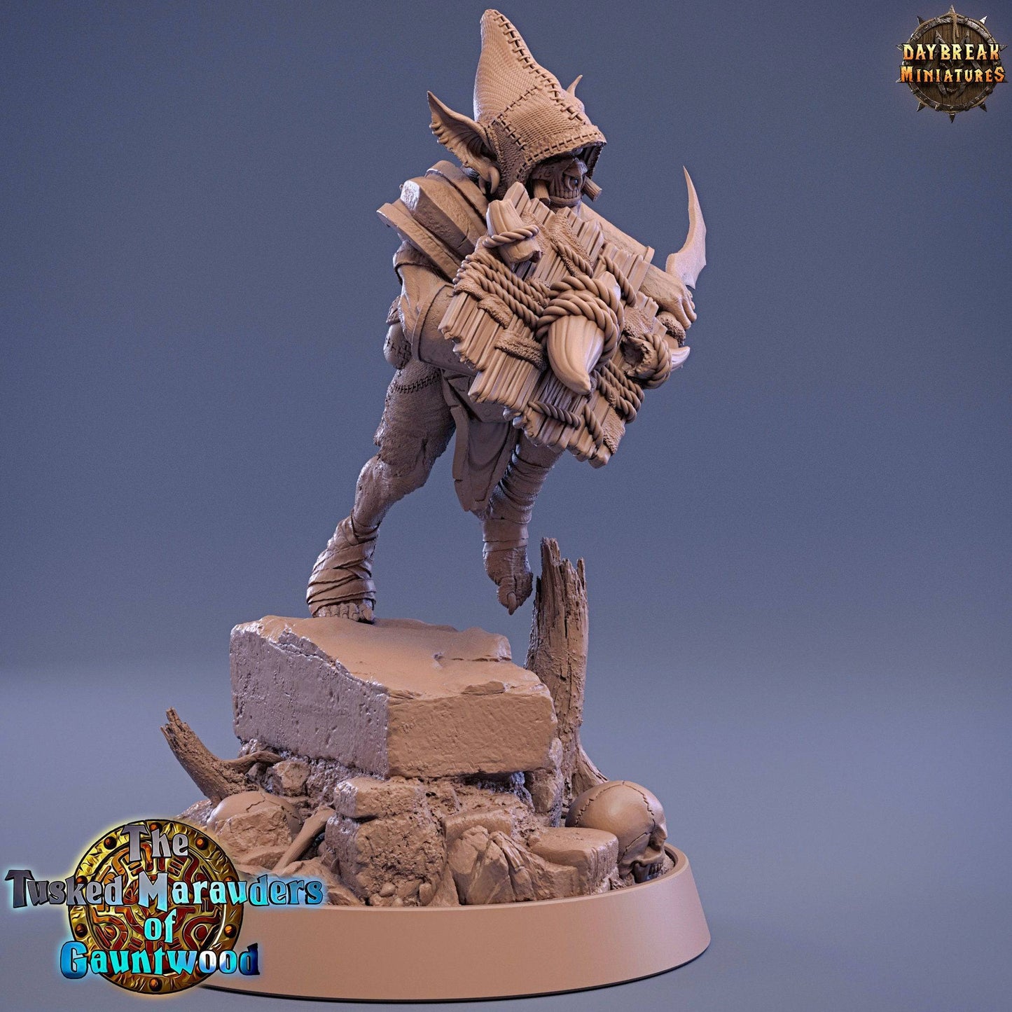 Mino Slash, Goblin | TTRPG D&D Miniature | Daybreak Miniatures - Tattles Told 3D