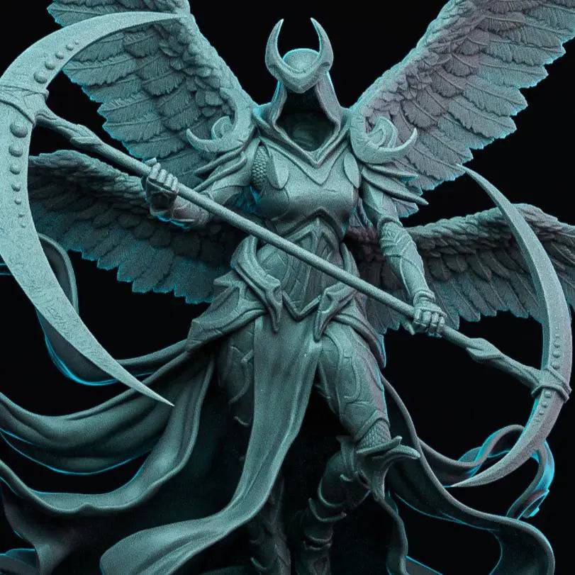 Moonlight Seraph Awoken | D&D TTRPG Boss Celestial Miniature | Witchsong Miniatures - Tattles Told 3D