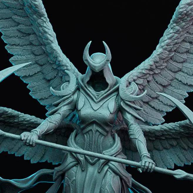 Moonlight Seraph | D&D TTRPG Boss Celestial Miniature | Witchsong Miniatures - Tattles Told 3D