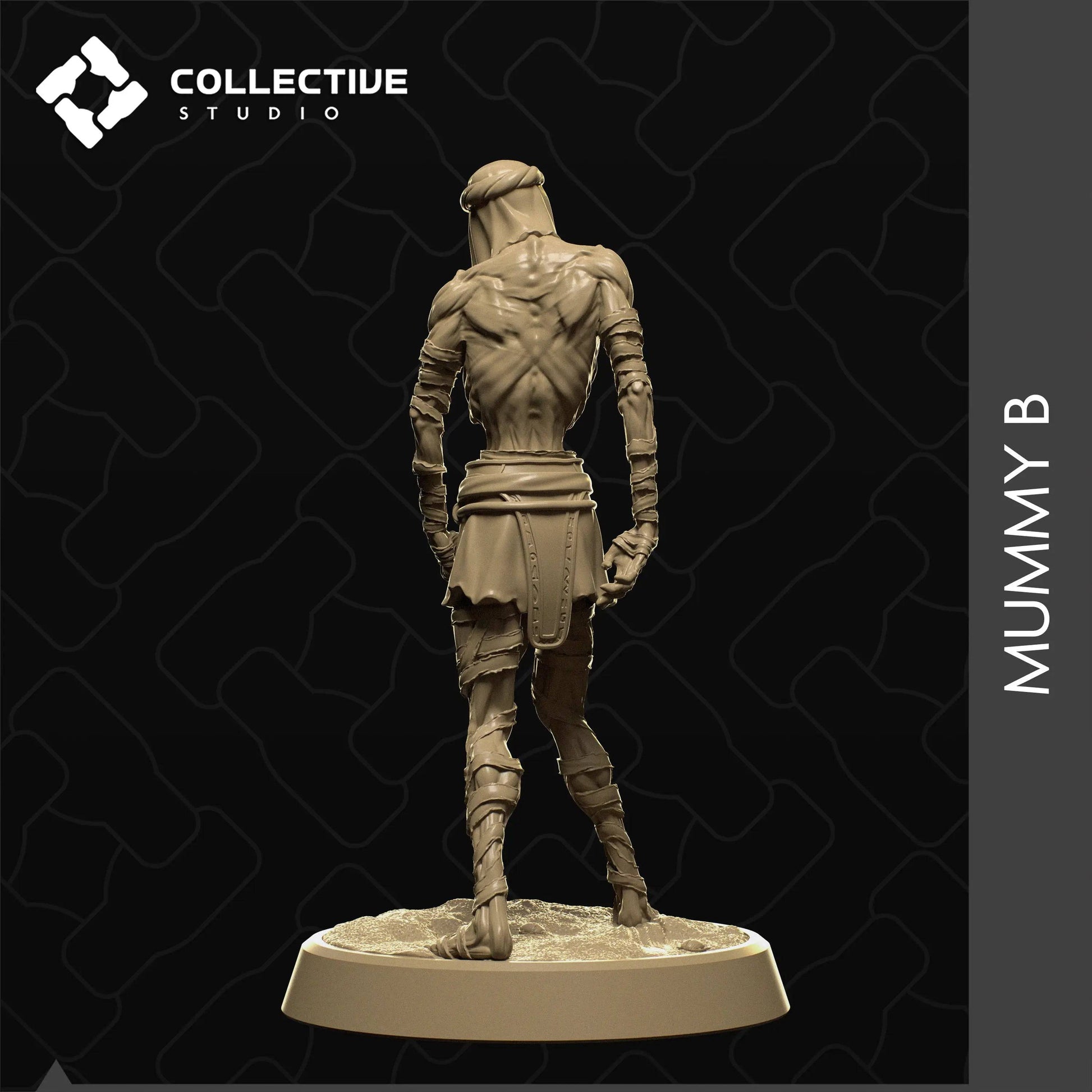 Mummies, Undead Shambling Set | D&D TTRPG Monster Miniature | Collective Studio - Tattles Told 3D