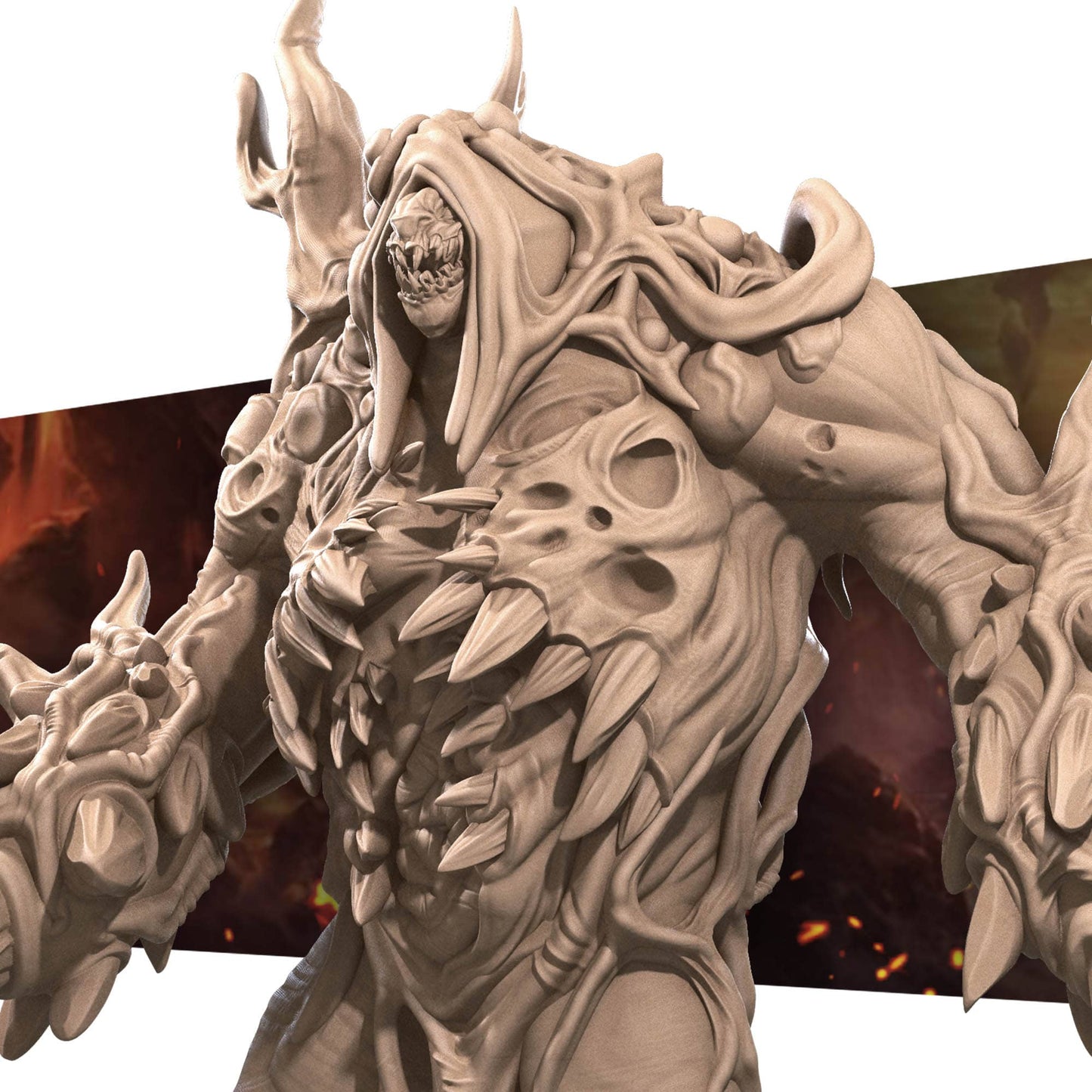 Necromancer Flesh Golem | D&D Miniature TTRPG Character | Bite the Bullet - Tattles Told 3D