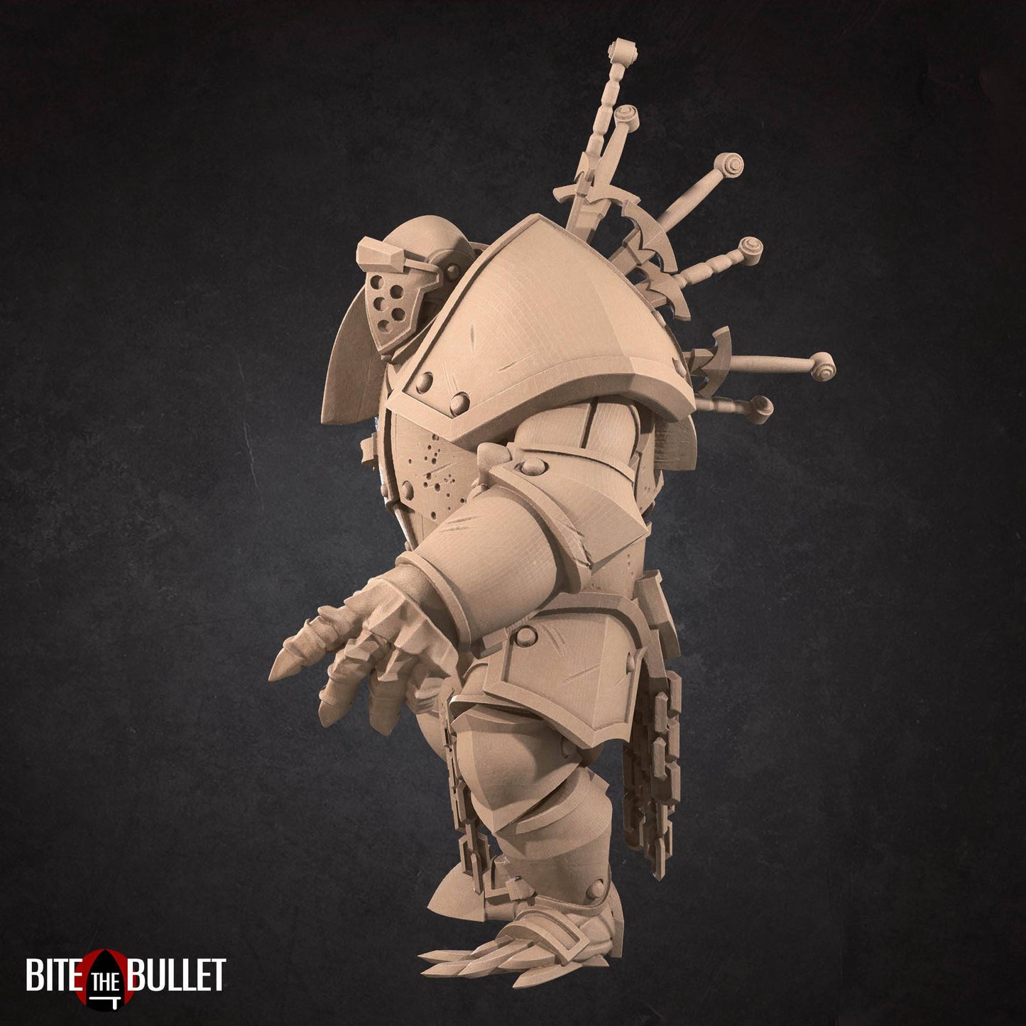 Necromancer Iron Golem | D&D Miniature TTRPG Character | Bite the Bullet - Tattles Told 3D