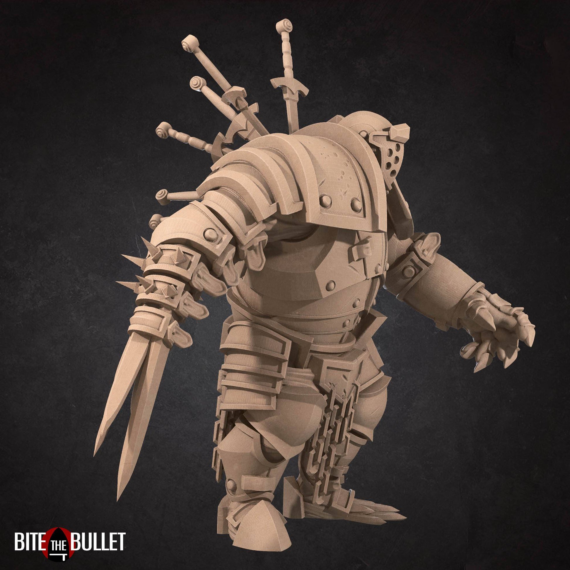 Necromancer Iron Golem | D&D Miniature TTRPG Character | Bite the Bullet - Tattles Told 3D