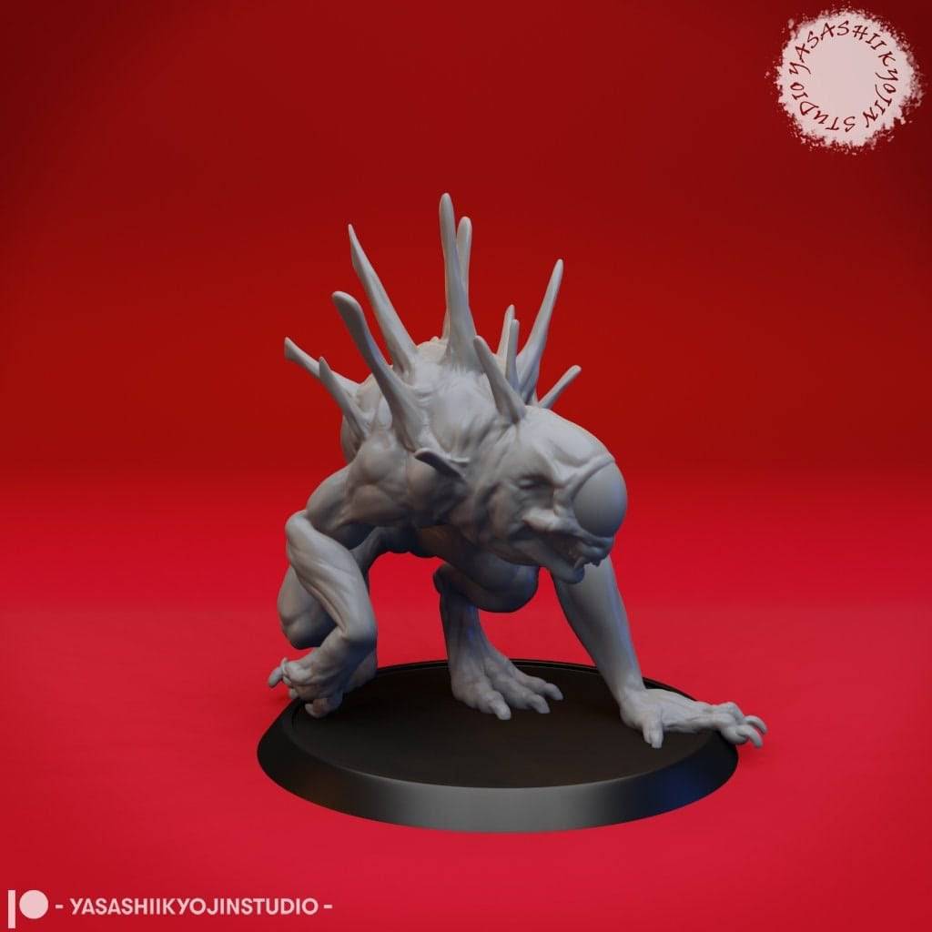 Nothic | TTRPG Monster Miniature | Yasashii Kyojin Studio - Tattles Told 3D